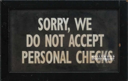 8X12 SORRY,WE DO NOT ACCEPT