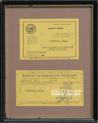 12X9 VETERINARY SELLER`S PERMIT FRM