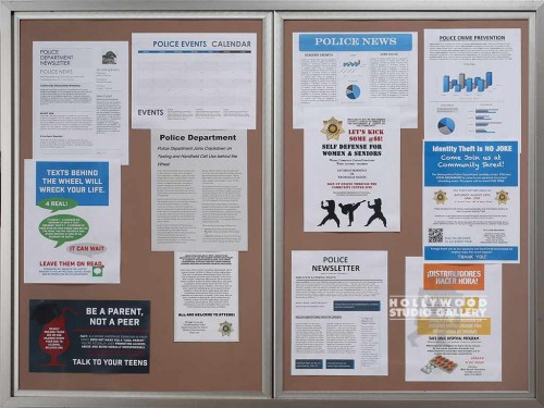 36X48DOUBLE OPENNING BULLETIN BOARD