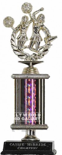 12" GIRL CHEERLEADER TROPHY