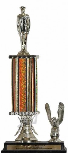 16" TROPHY/POLICEMAN W/ EAGLE