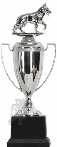 14" LOVING CUP/DOGGIE TROPHY