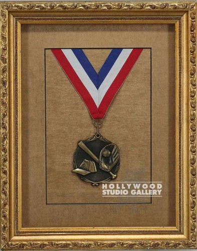 13X10 FRAMED/BASEBALL MEDALLION
