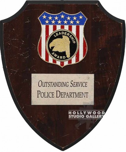 10"POLICE/OUTSTNG/SERVICE/SHIELF