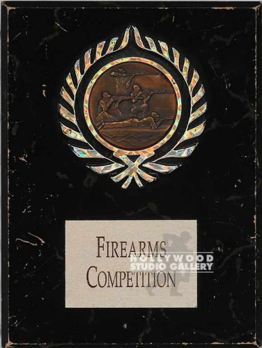 8" FIREARMS COMPETION/PLAQUE