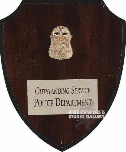 9"OUTSTANDING SERVICE/PD SHIELD