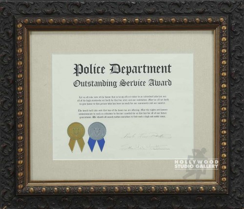 21X23 PD/OUSTANDING SERVICE AWARD
