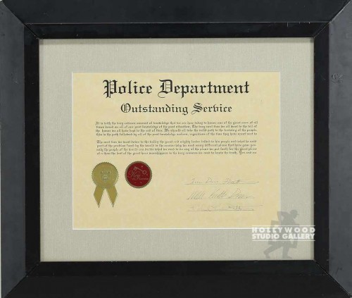 21X23 PD/OUTSTANDING SERVICE/CERTIF
