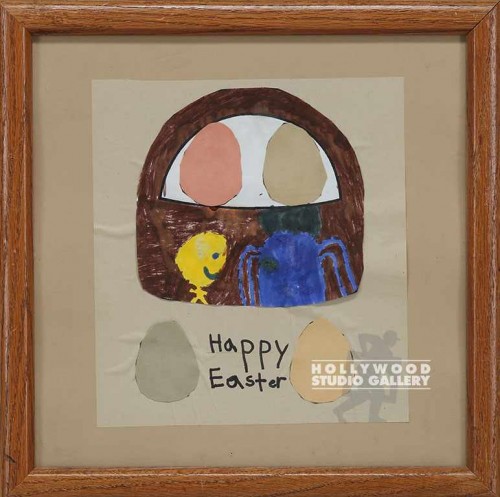 14X14 KIDDIE ART/"HAPPY EASTER"