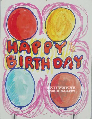 14X11 HAPPY BITHDAY UNFRMD PSTR