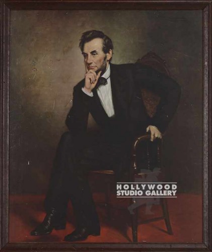 25X22 SITTING PORTRAIT OF ABE LINC