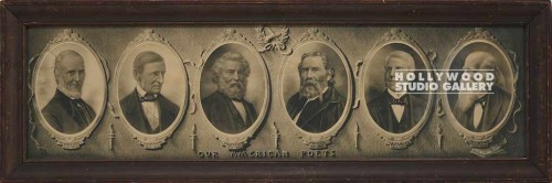 11X32 B/W AMERICAN POETS/OVALS