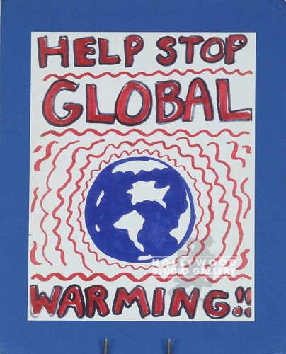 17X14 STOP GLOBAL WARMING/UNFR PSTR
