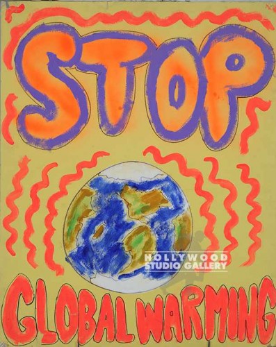 40X32 "STOP GLOBAL WARMING" SIGN