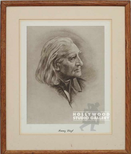 16X14 COMPOSER LISZT/ENGRAVING