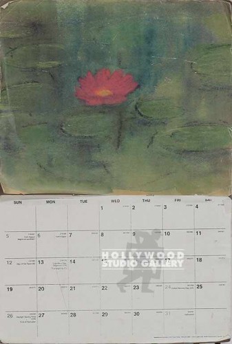 16x11 WATERLILLY/CALENDAR