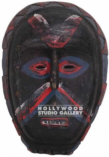 12X8 BLACK/RED AFRICAN MASK