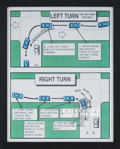 15X12 LEFT/RIGHT TURNS/DMV