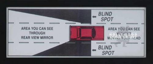 7X15 BLIND SPOT/DMV