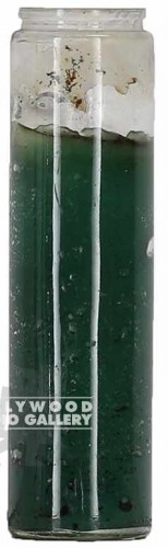 9" GRN VOTIVE CANDEL
