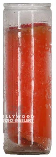 9" ORANGE VOTIVE CANDEL