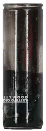9" BLK VOTIVE CANDEL