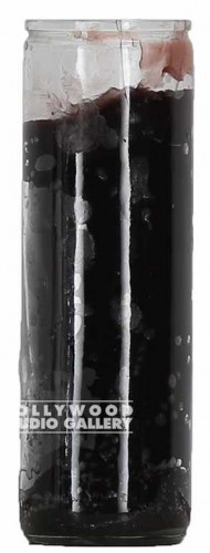 9" BLK VOTIVE CANDEL