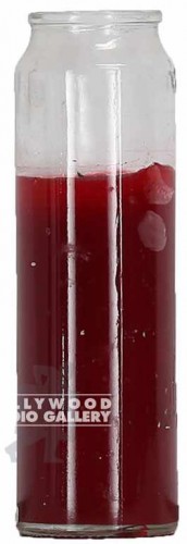 9" RED VOTIVE CANDEL
