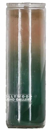 9" GRN BRN VOTIVE CANDEL