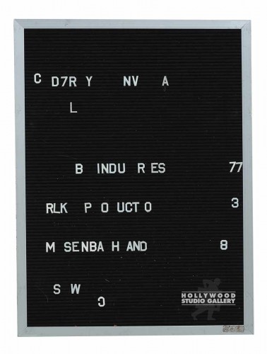 24X18 FRMD LETTERING BOARD