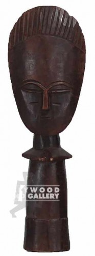 12" WOODEN AFRICAN SCULPTURE
