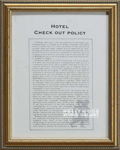 9X11 CHECK OUT POLICY SILVER FRAME