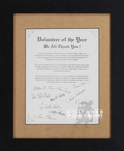 12X15VOLUNTEER OF THE YEAR CERTIF..