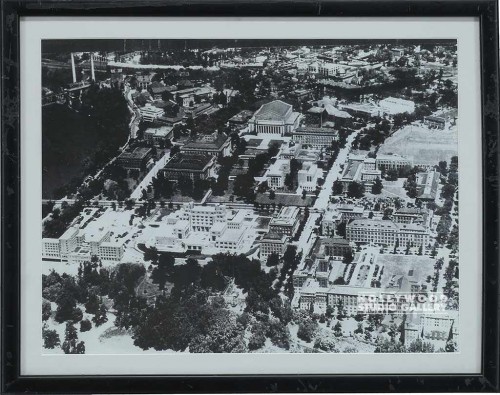 12X15 B/W BIRD`S EYE VIEW/ CITY