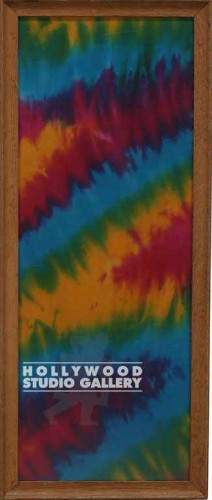12X28 WOOD FRAME TIE DYE CLOTH