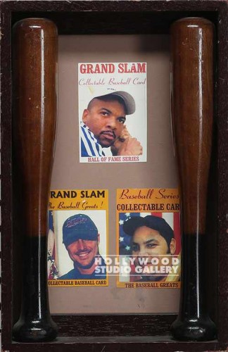 8X13 BASEBALL FRAME W/BASBALL CARDS