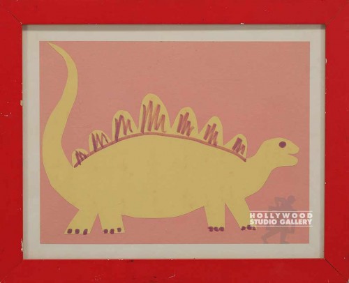13x15 Kiddie Dinosaur / Red Frame