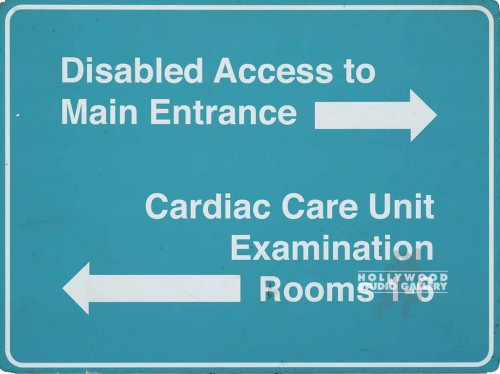 17X22 DISABLED ACCESS SIGN