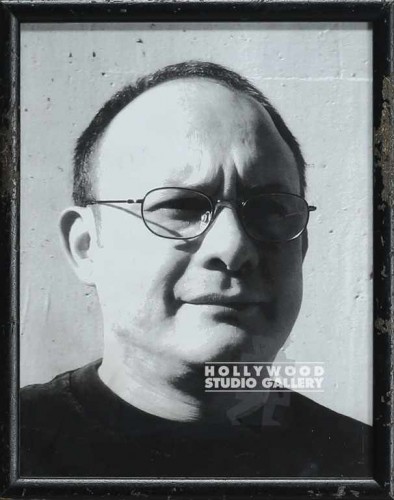 9X11 B/W MAN WITH GLASSES HEADSHOT