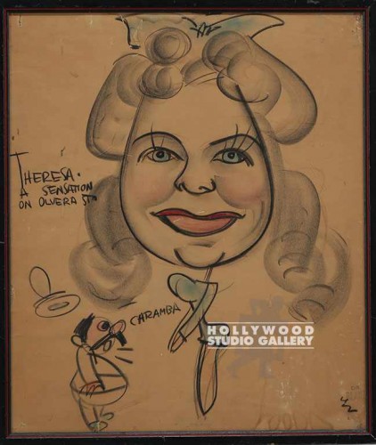 23x20 Big Head Cartoon/40`s