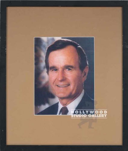 19X16 GEORGE SENIOR BUSH/FRAMED