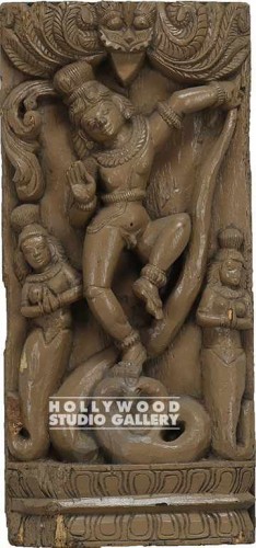 21X9 HINDU WOOD CARVING