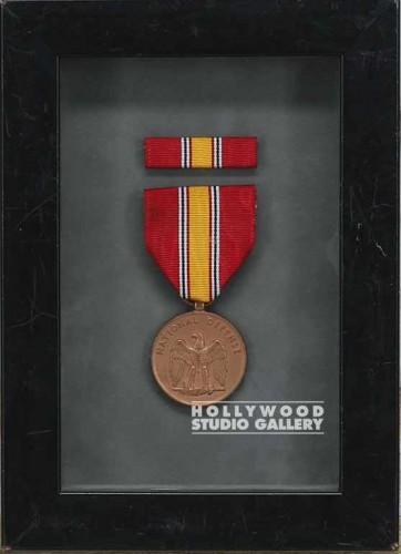 7X5 NATIONAL DEFENSE MEDAL/BLCK FRM