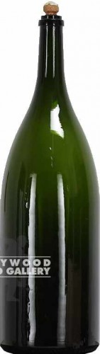 27 GIANT GREEN GLASS WINE BOTTLE