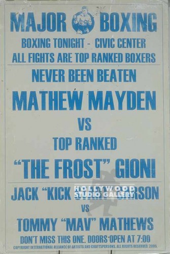 36X24 MAYDEN VS. TOP RANKED/ PSTR