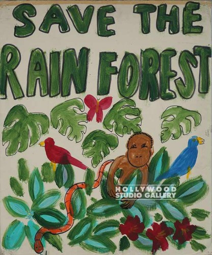 36X30 JJ/SAVE THE RAINFOREST/POSTER in Animals
