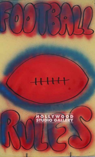33X22 FOOTBALL RULES! UNFRMD PSTR