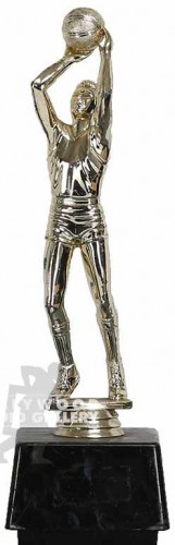 12" MARBLE BASE BASKETBALL TROPHY