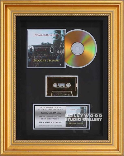 16X12 PLATINUM RECORD/C.D/BLACK FRM