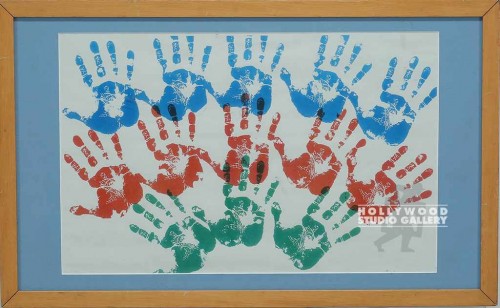14X22 RED,BLUE,GREEN,KID HANDS/JJ